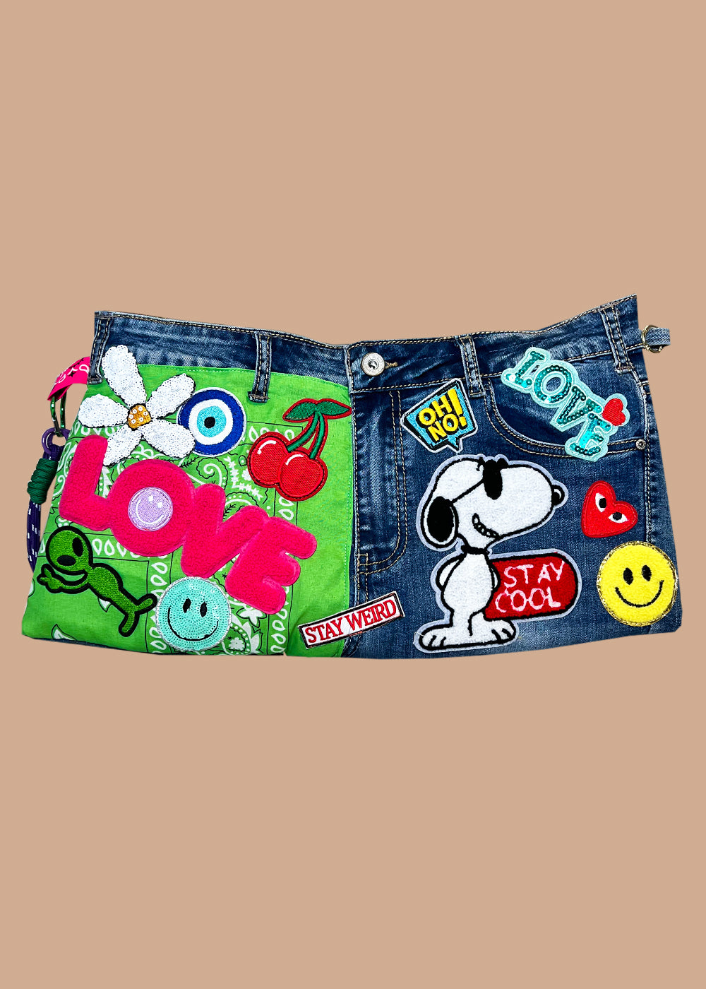 Jeans BigLOVE Clutch