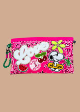 Load image into Gallery viewer, Bandana Neon Pink Clutch
