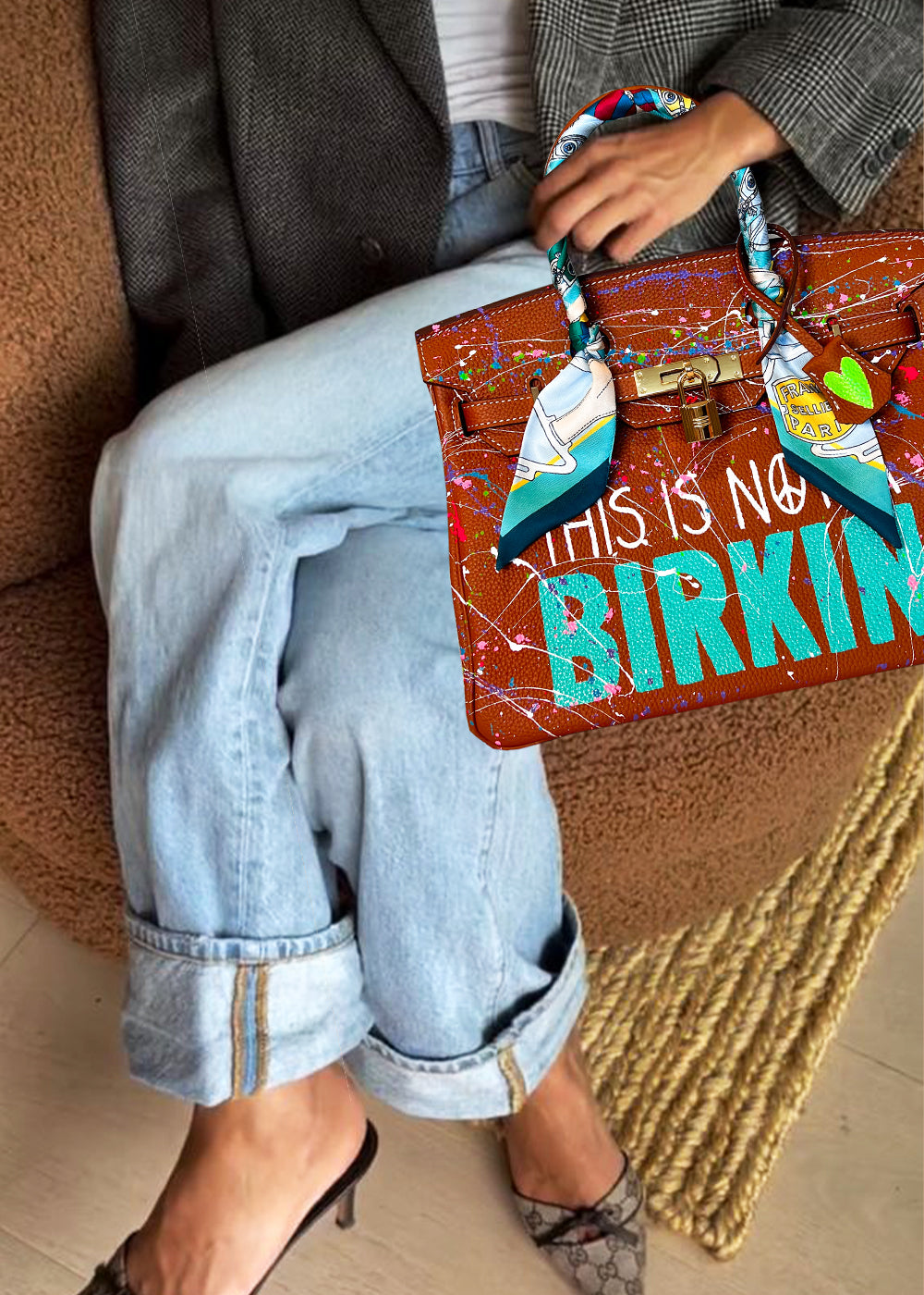 NOT A B⭐️RKIN - Brown Medium
