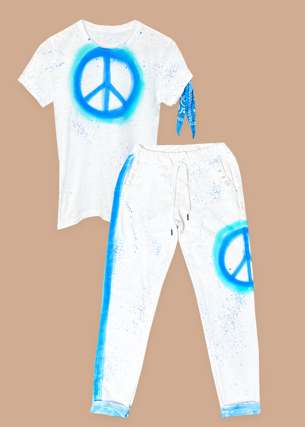 Bandana Lounge Set - Blue 💙