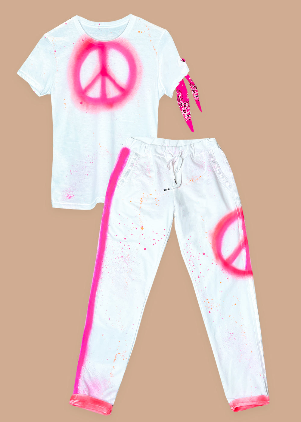 Bandana Lounge Set - Pink 🩷