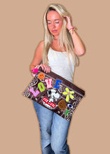 Load image into Gallery viewer, Bandana Brown Clutch
