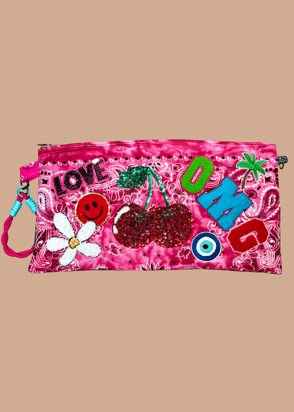 Bandana Cherry Clutch
