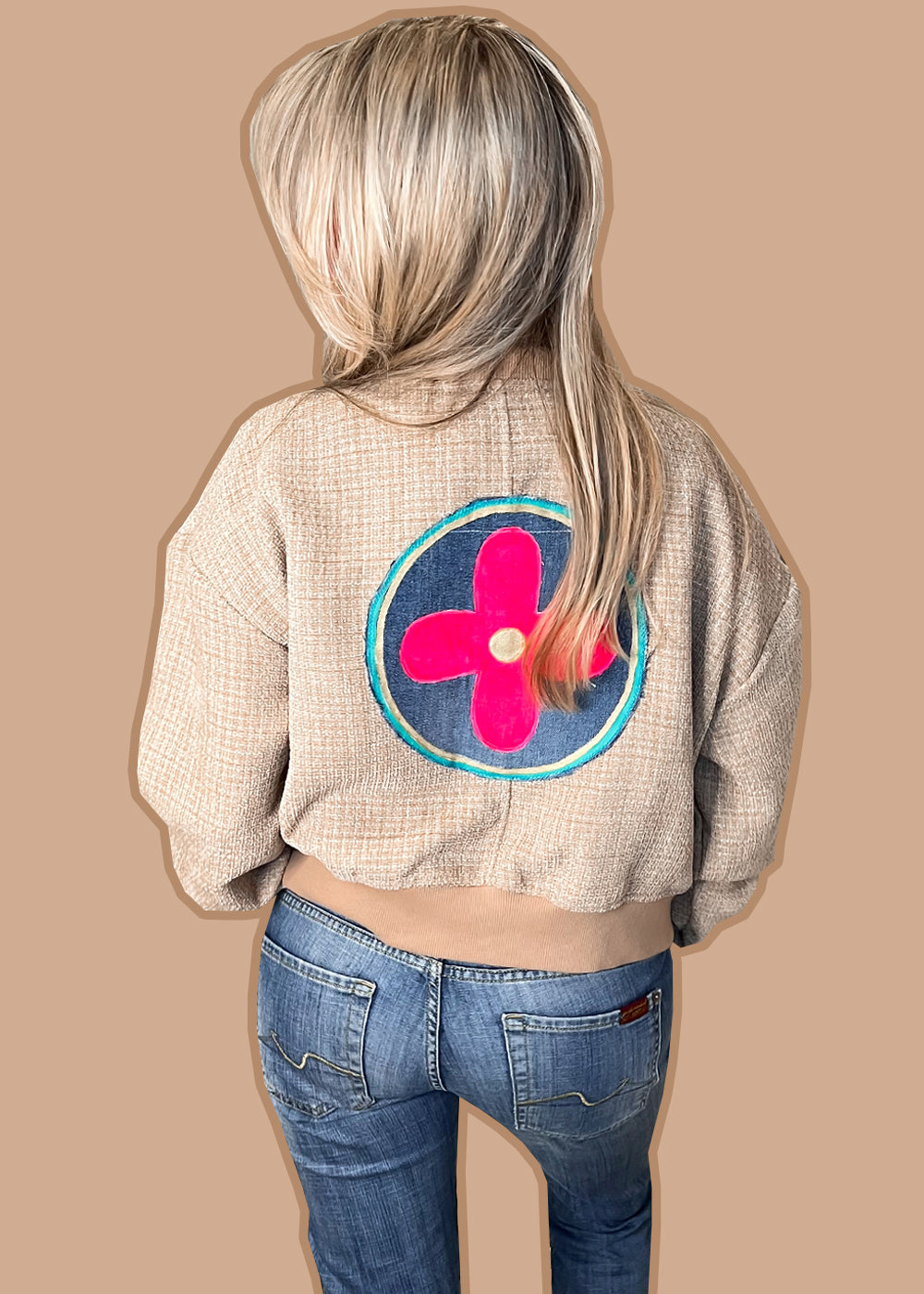 Fancy Denim - Bomber Beige