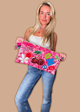 Load image into Gallery viewer, Bandana Cherry Clutch
